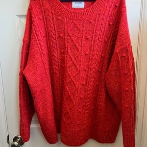 Bright Red Sweater
